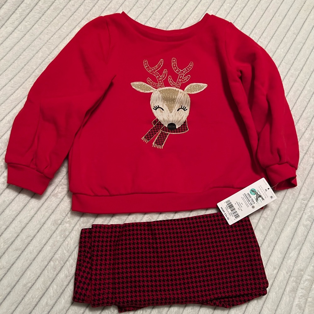 Cater’s 4T 2-piece Christmas Outfit - Picture 6 of 10